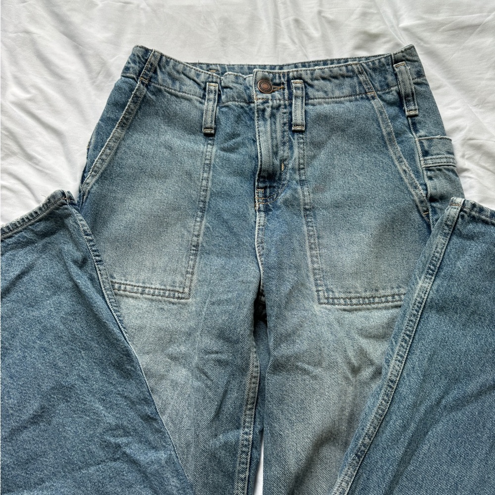 We the Free Major Leagues Mid-Rise Cuffed Jeans